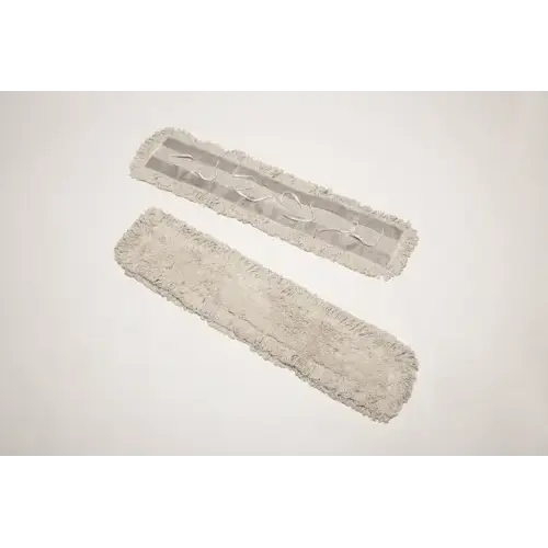 DUST MOP HEAD DISPOSIBLE W/FRINGELOOPED-END - FITS 5